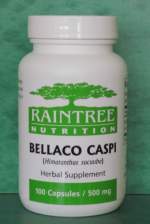 Bellaco Caspi Extract is traditionally used in South America fortumors and cancer uterine, cervical and ovarian, for endometriosis, uterine fibroid tumors, menstrual irregularities, pain, ovarian cysts and ovarian inflammation